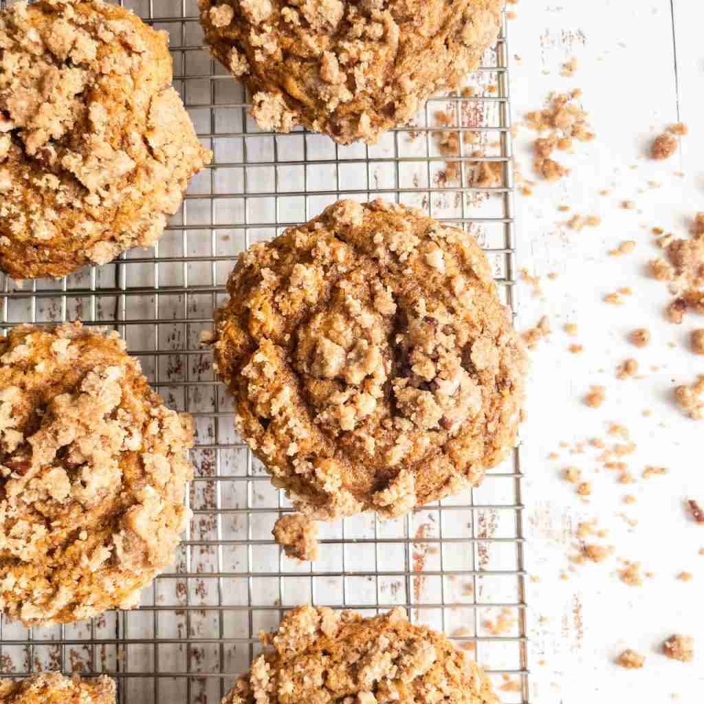 Pumpkin Spice Muffins with Streusel Topping