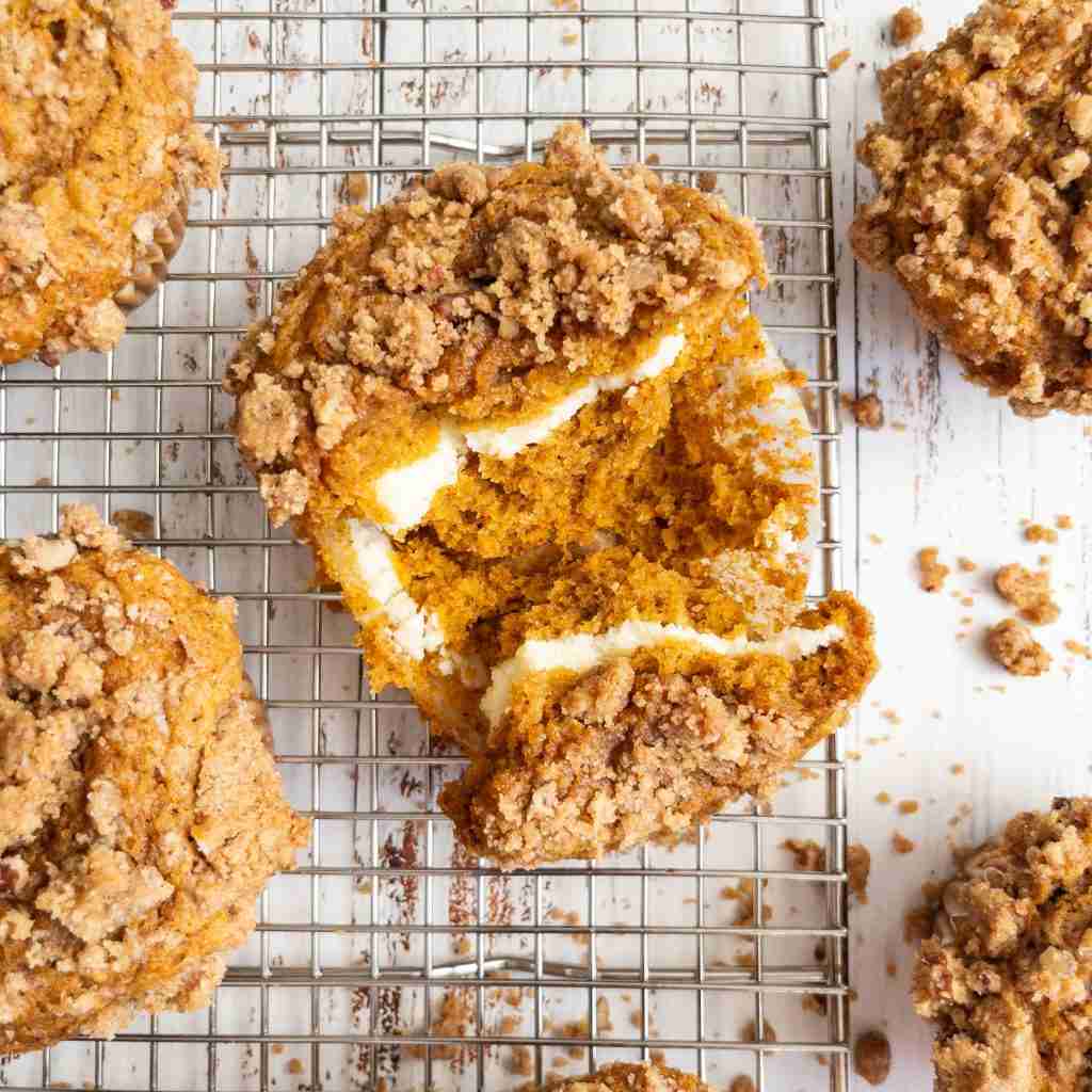 Cream Cheese Pumpkin Spice Muffins