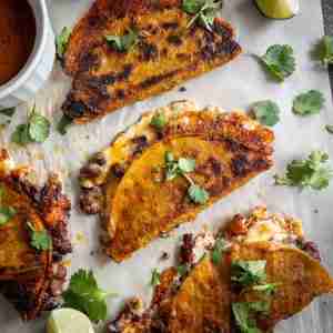 Vegetarian Birria Tacos