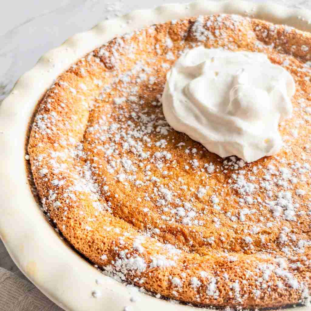 Brown Butter & Bourbon Impossible Pie