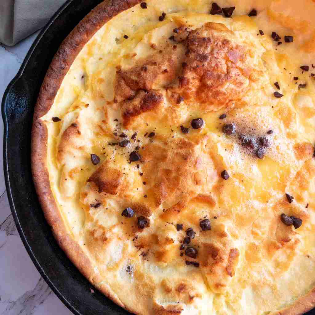 Chocolate Chip Ricotta Dutch Baby