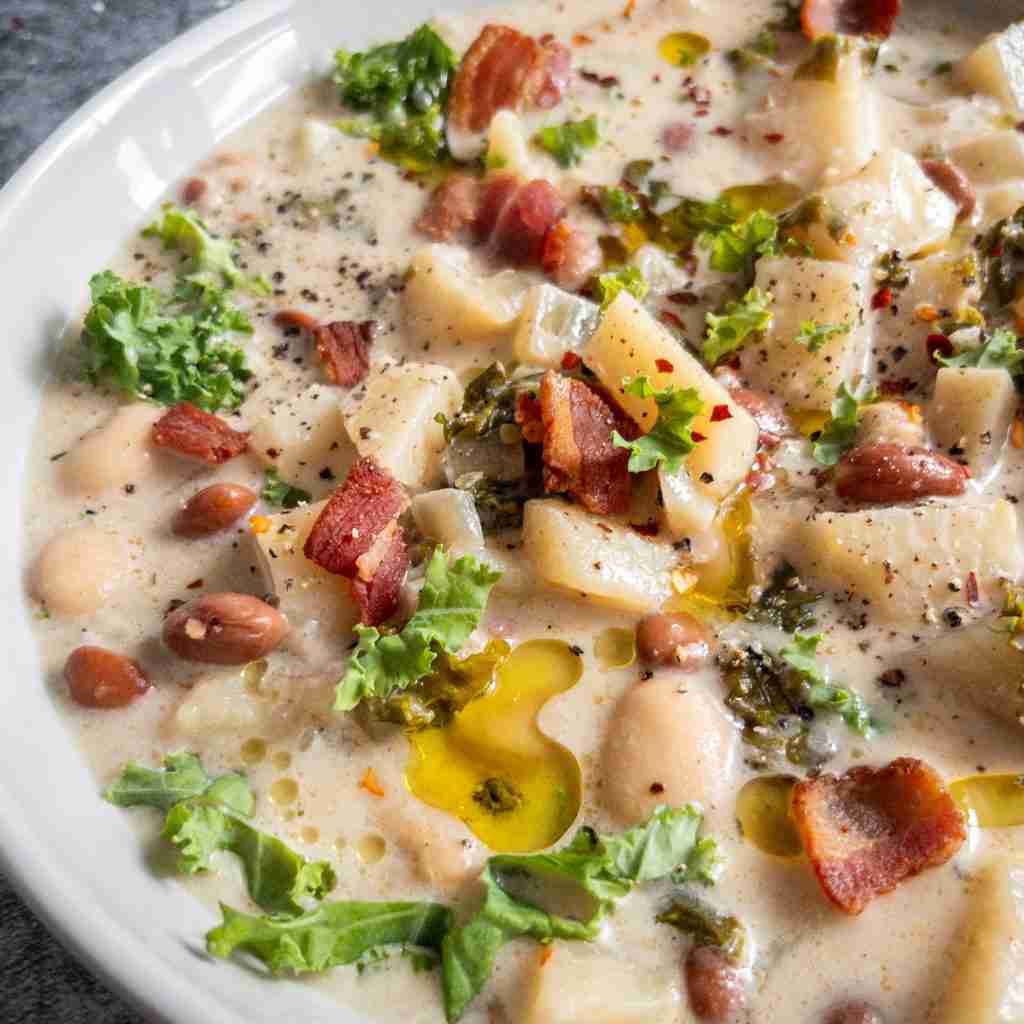 Crockpot Potato and Bean Soup