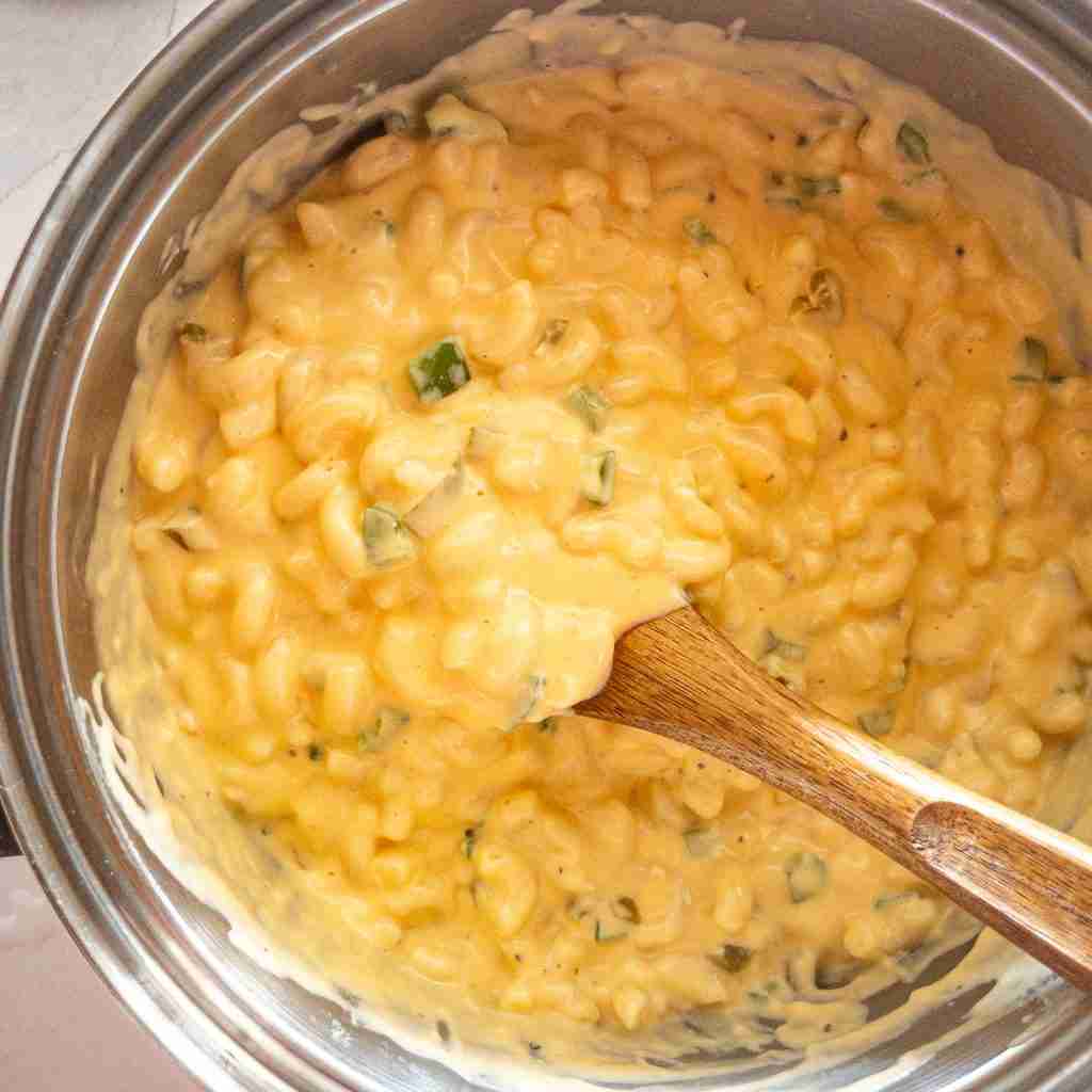 Mac and Cheese with Jalapeno Cheetos