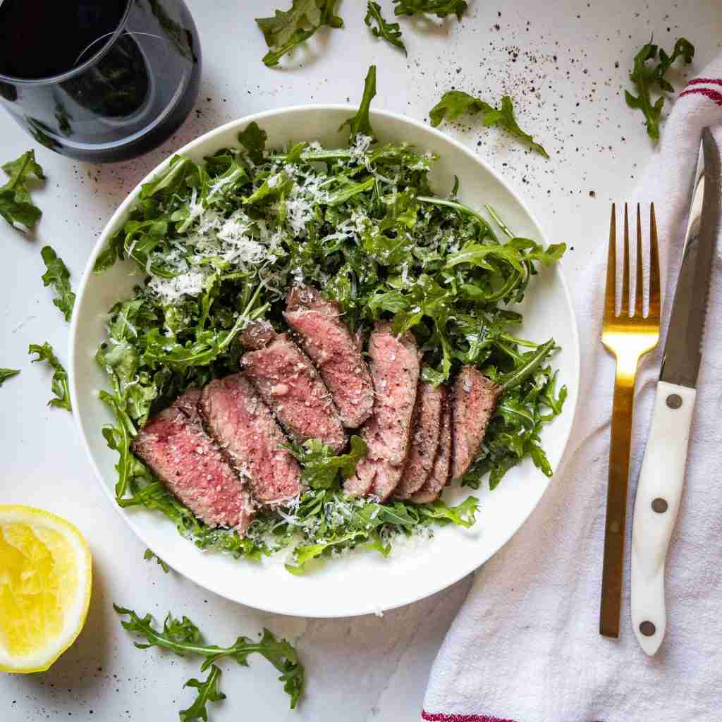 Arugula Salad with Steak