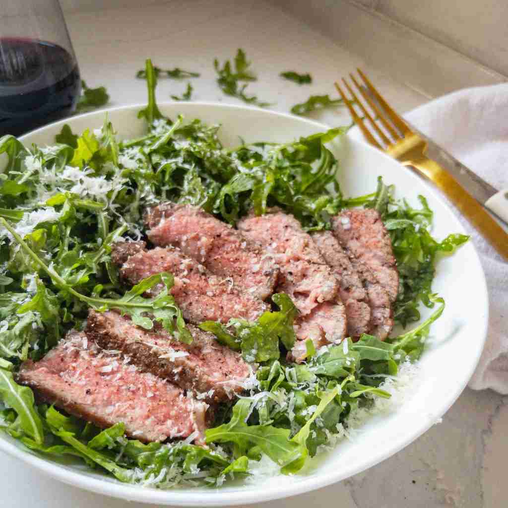 Arugula Salad with Steak