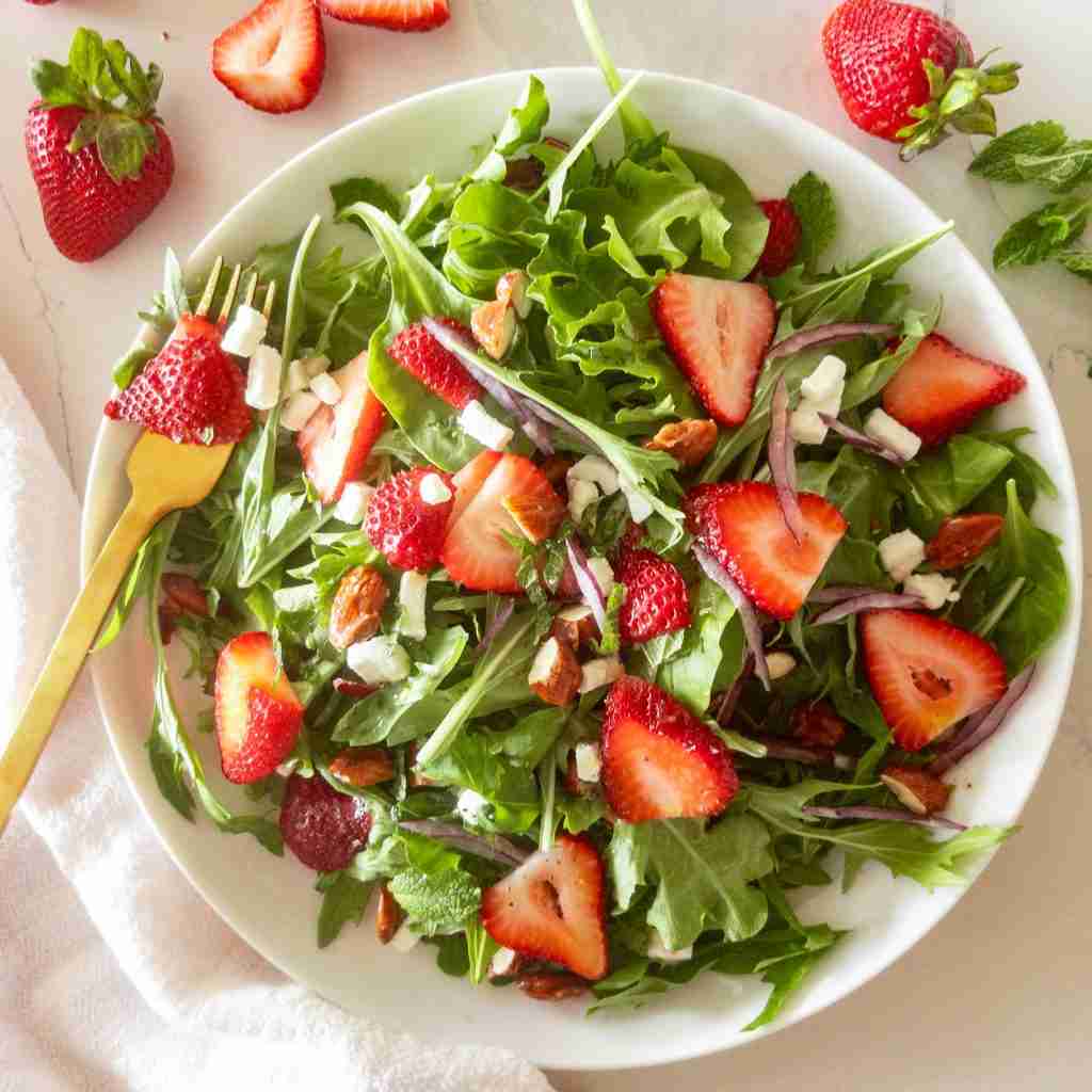Strawberry Goat Cheese Salad