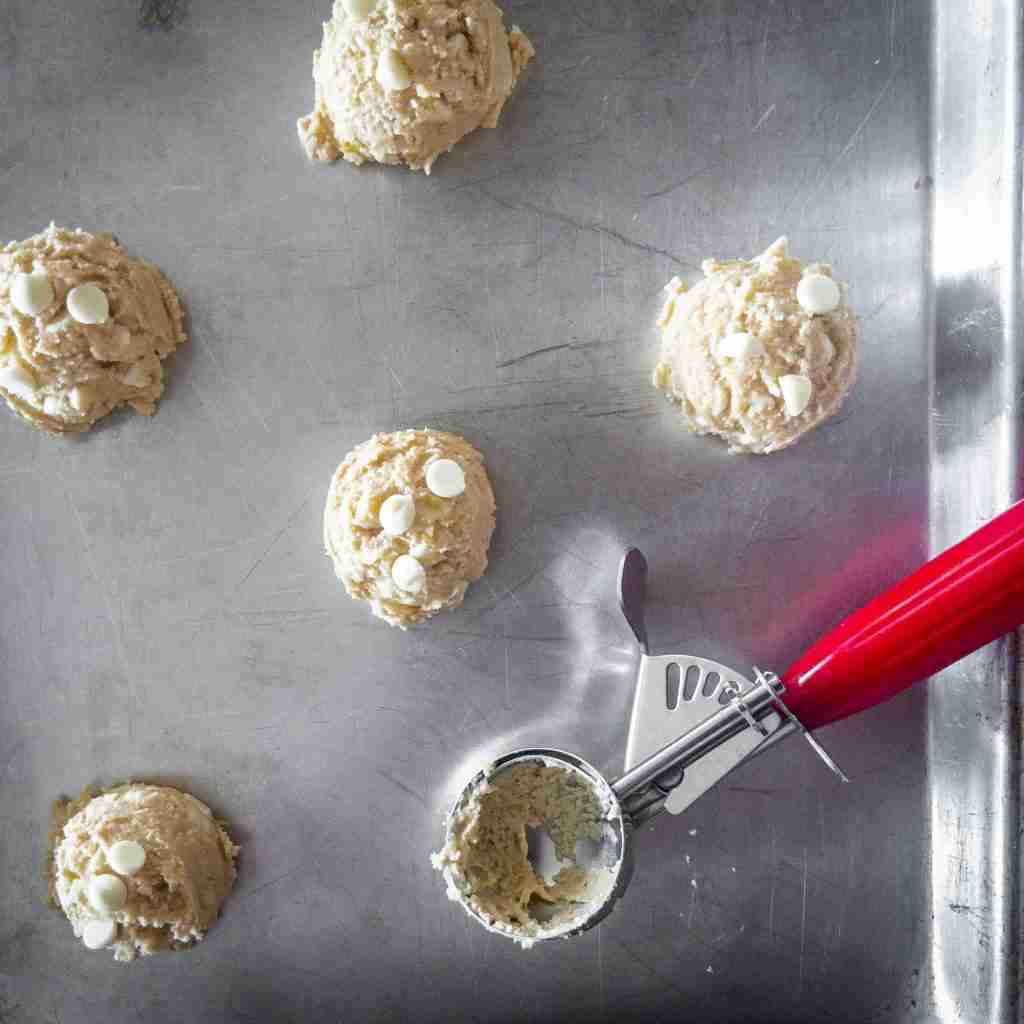 Lemon and White Chocolate Cookie dough