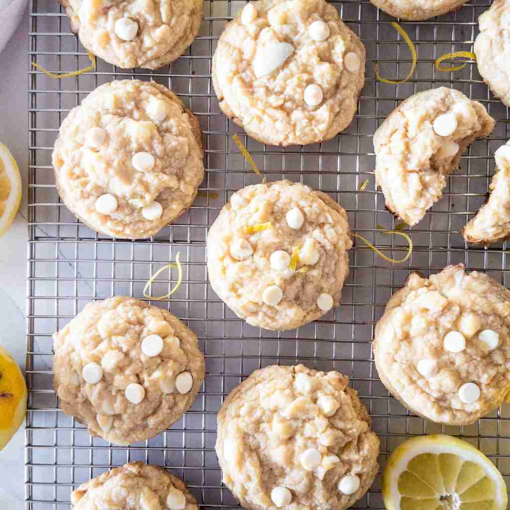 Lemon and White Chocolate Cookies