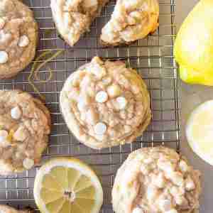 Lemon and White Chocolate Cookies