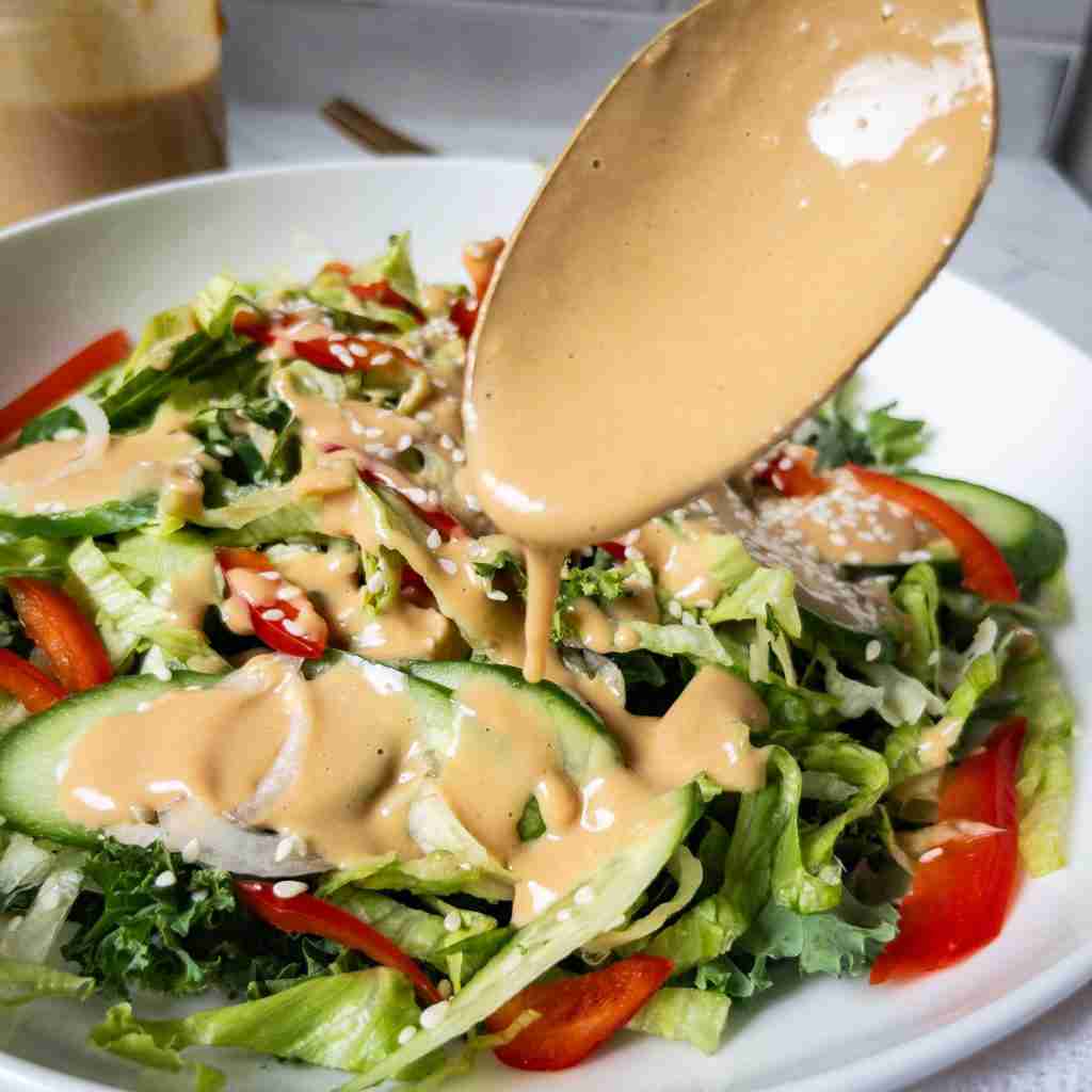 Tahini Miso Salad Dressing