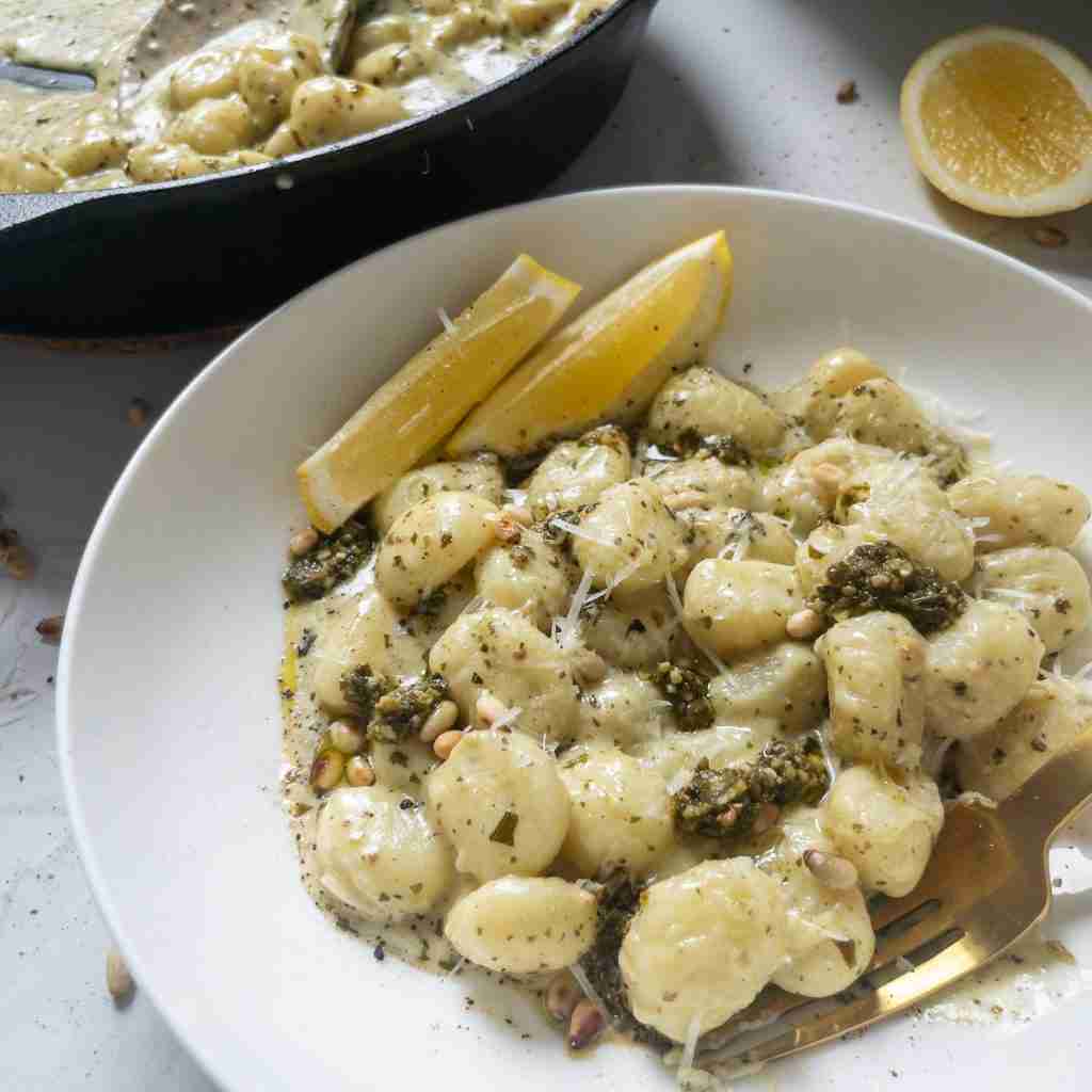 Creamy Pesto Gnocchi Recipe