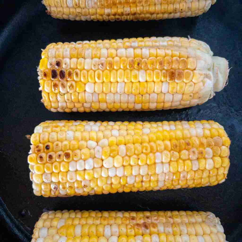 Skillet Grilled Corn