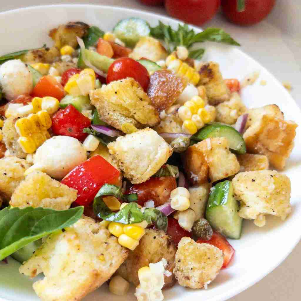Grilled Corn and Tomato Salad
