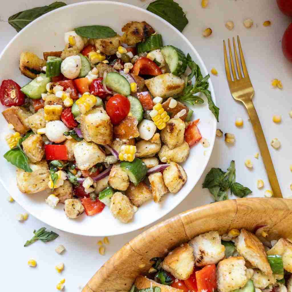 Grilled Corn and Tomato Salad