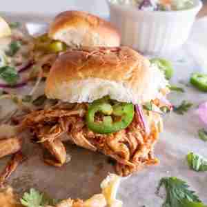 Barbeque Chicken Sliders