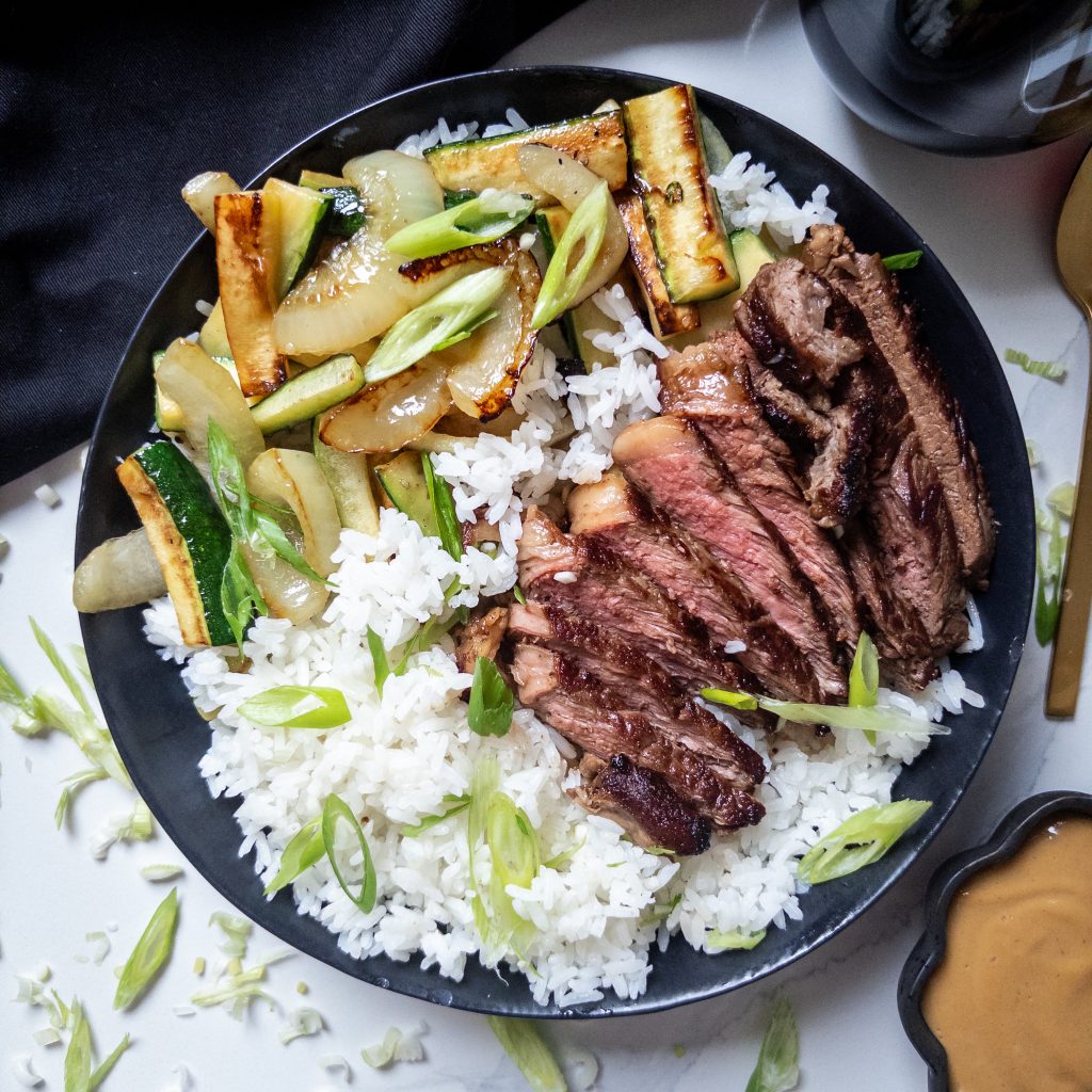 Steak and Rice Bowls