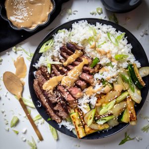Steak and Rice Bowls