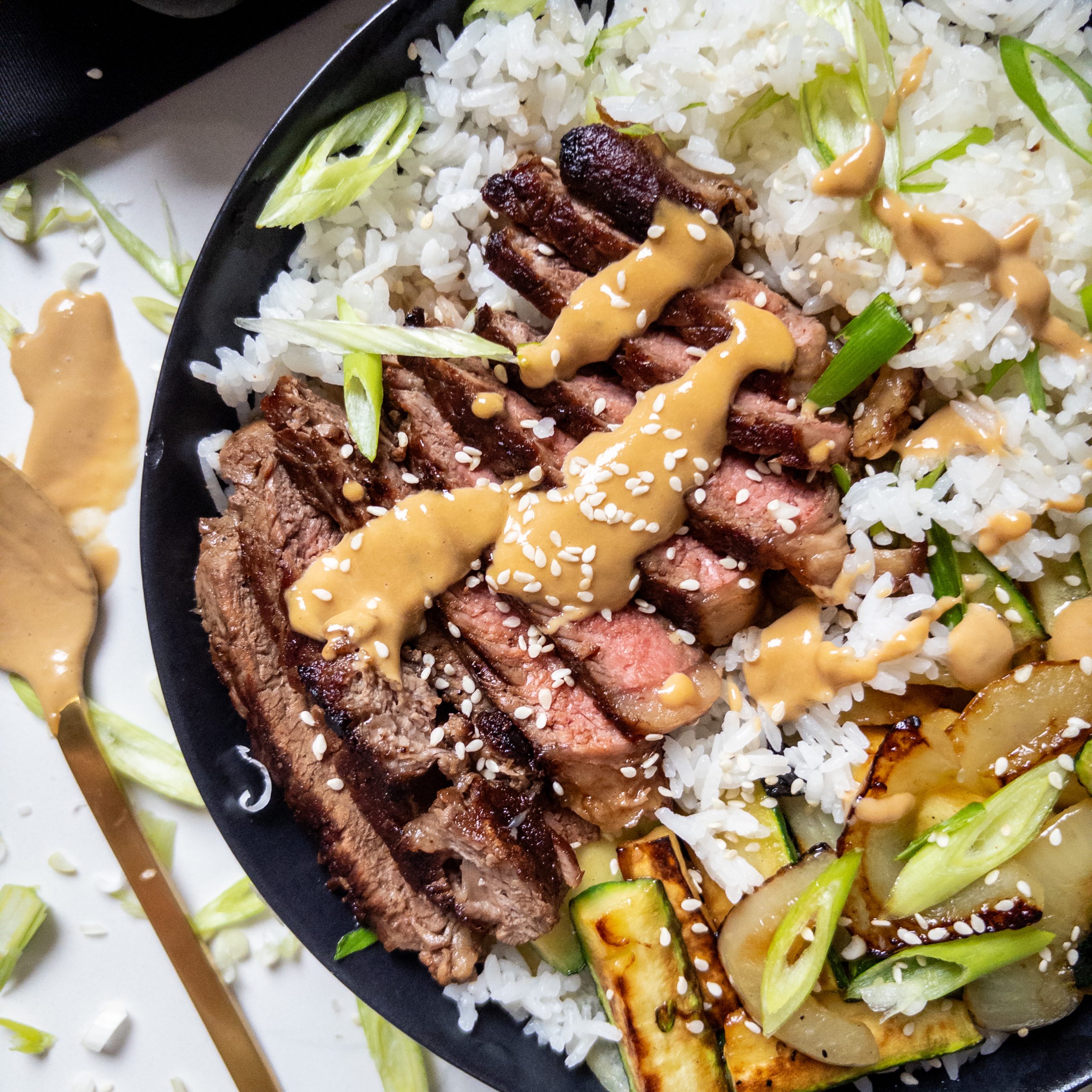 Steak and Rice Bowls