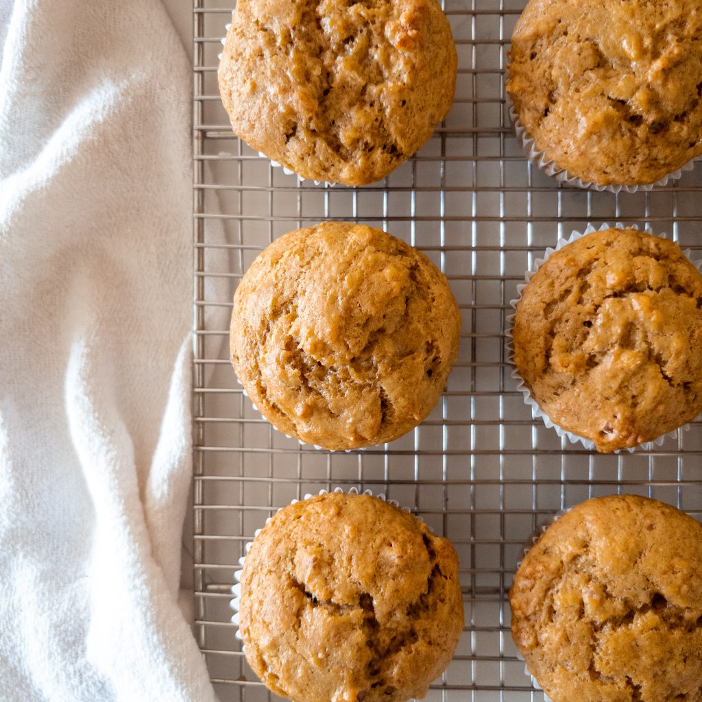 Banana and Pumpkin Muffins