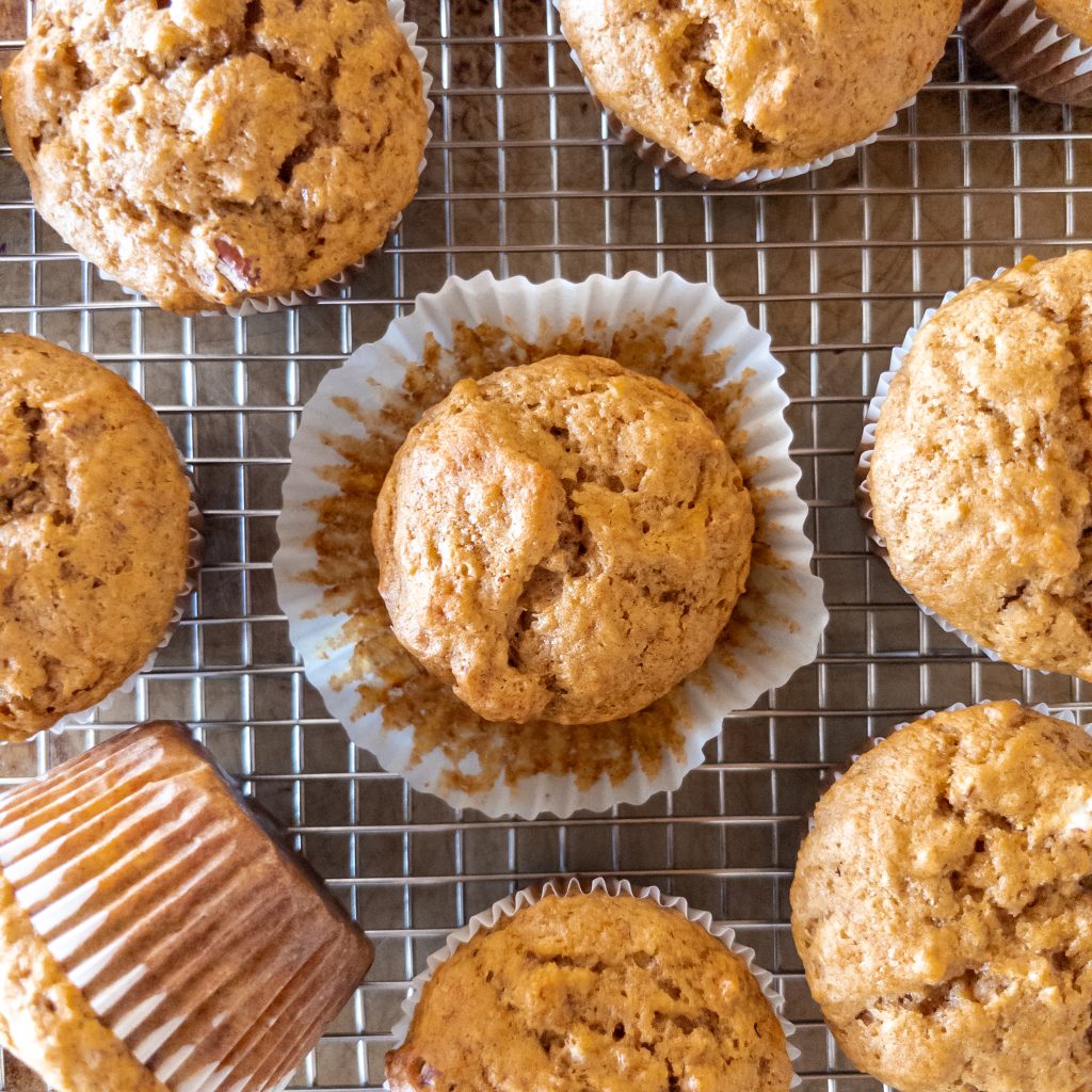 Banana and Pumpkin Muffins