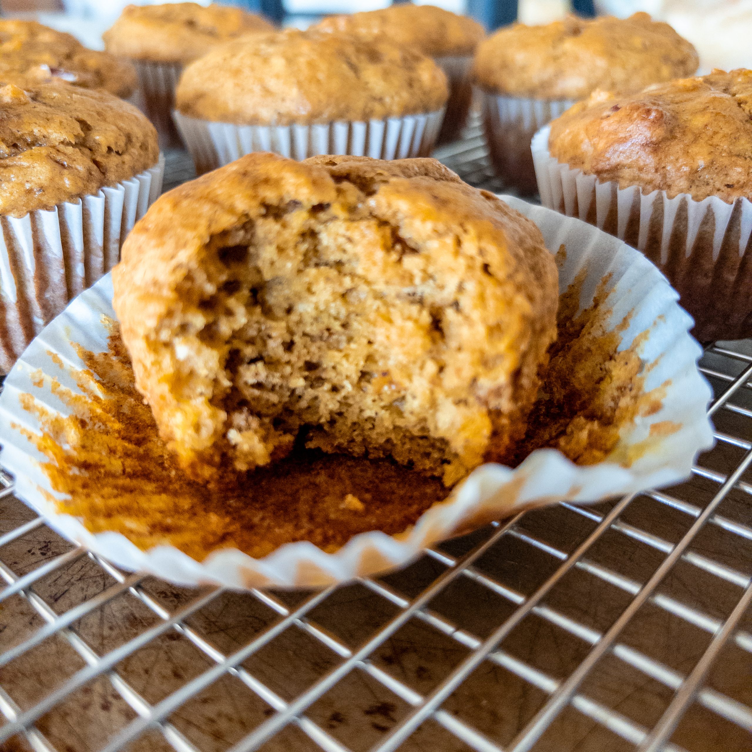 Banana and Pumpkin Muffins