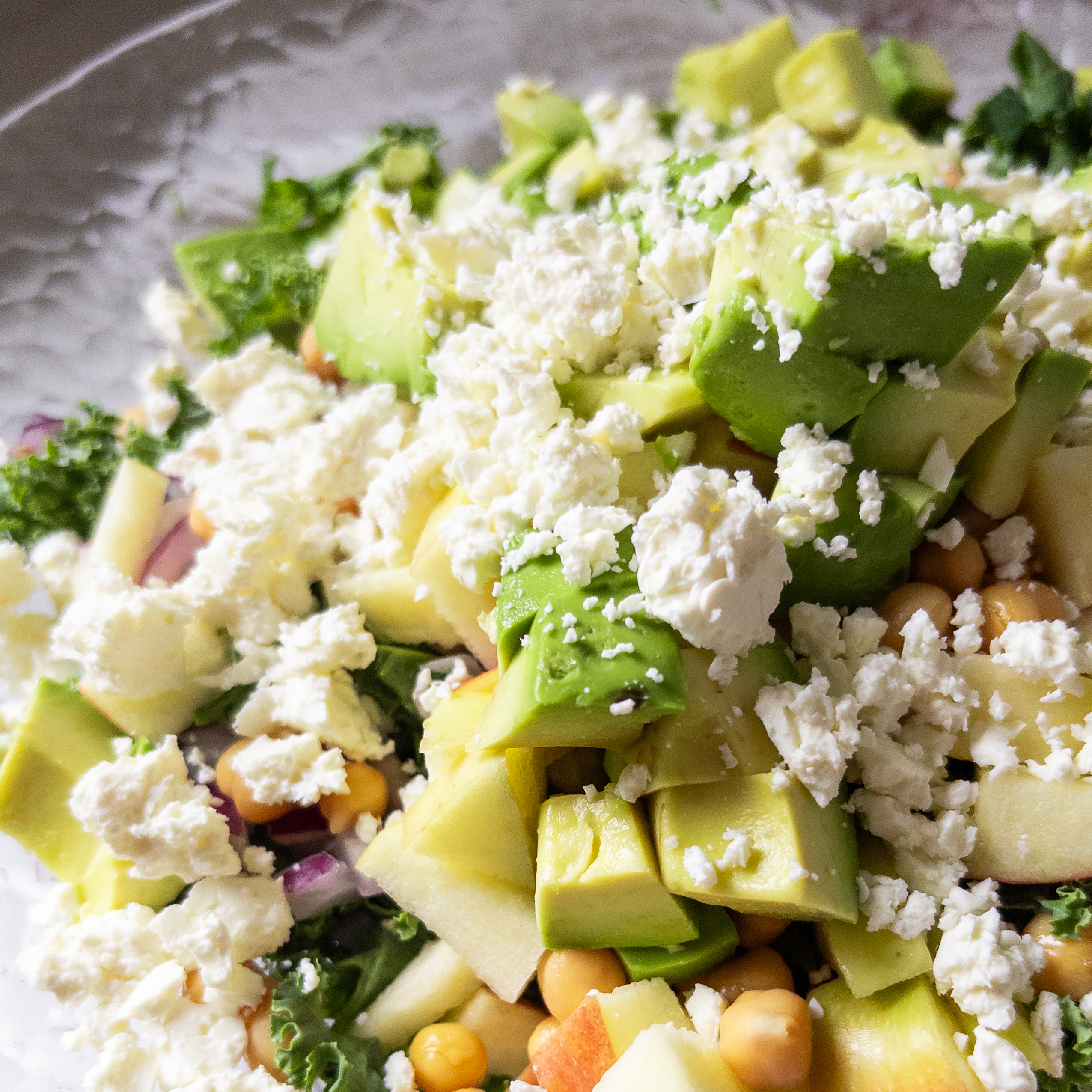 Chopped Kale Salad Ingredients