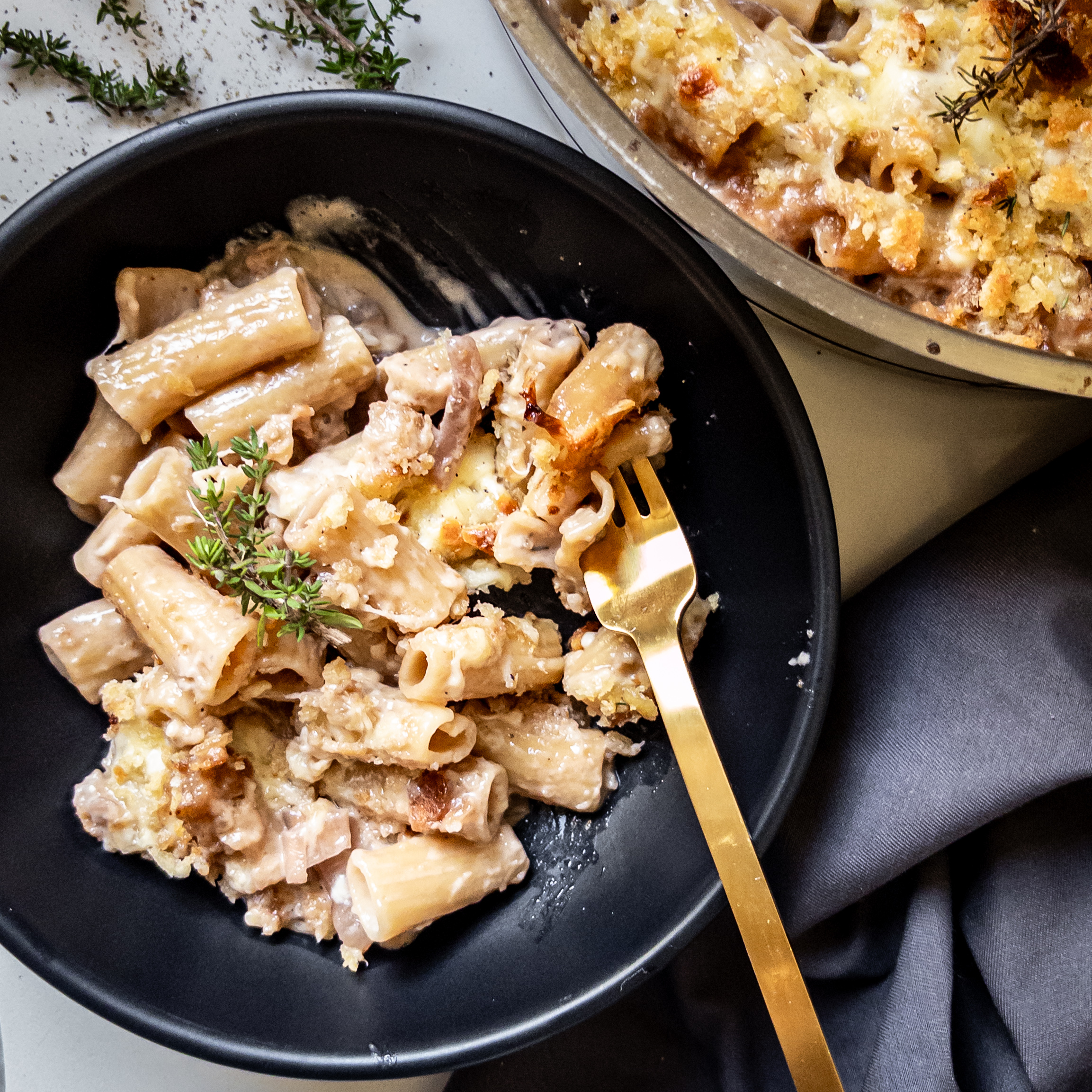 French Onion Soup Pasta