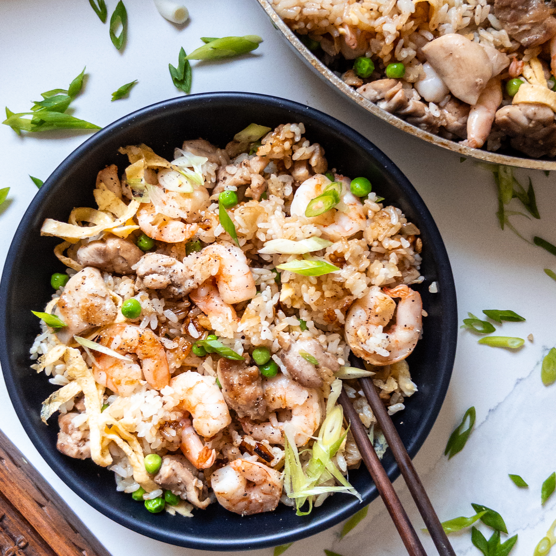 Shrimp and Chicken Fried Rice
