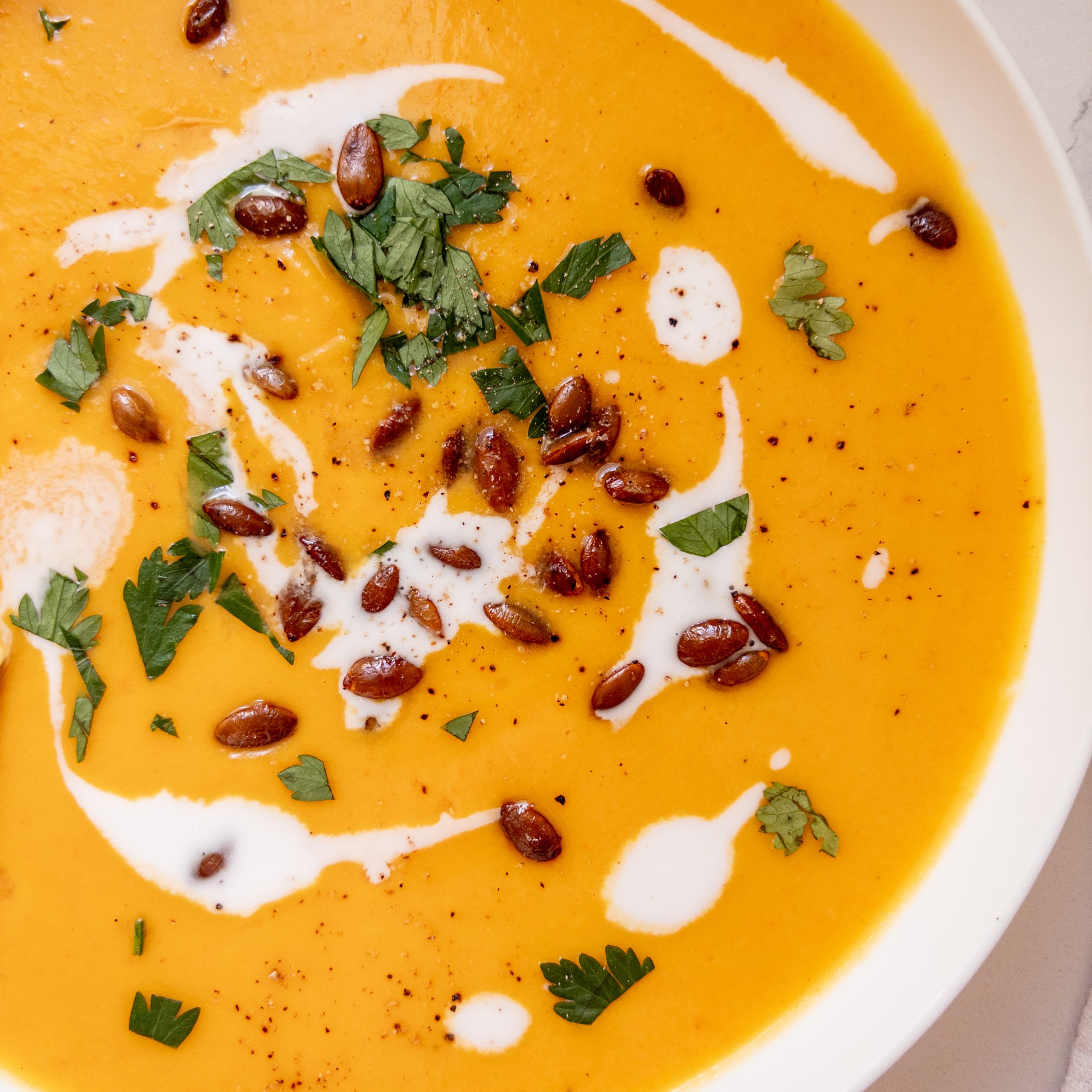 Carrot and Butternut Squash Soup