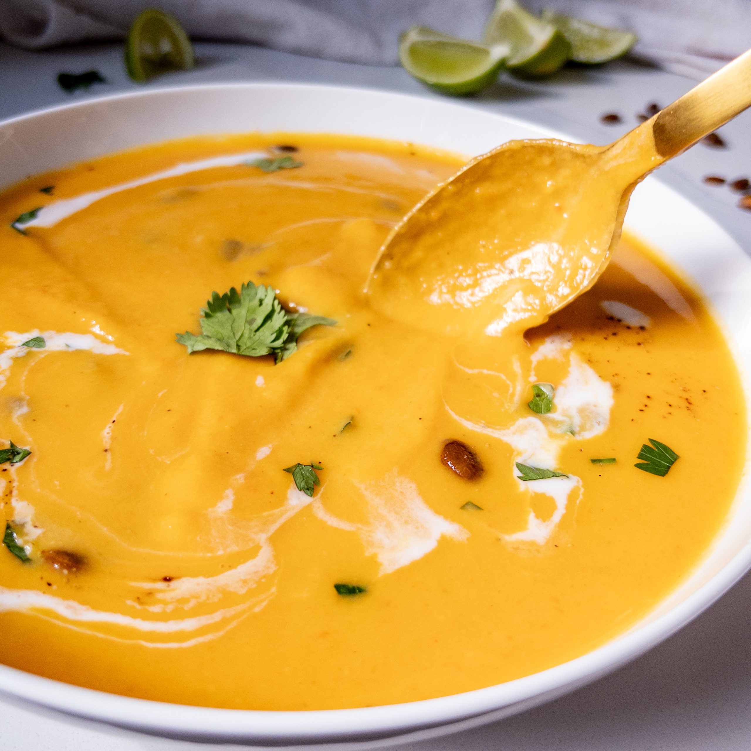 Carrot and Butternut Squash Soup