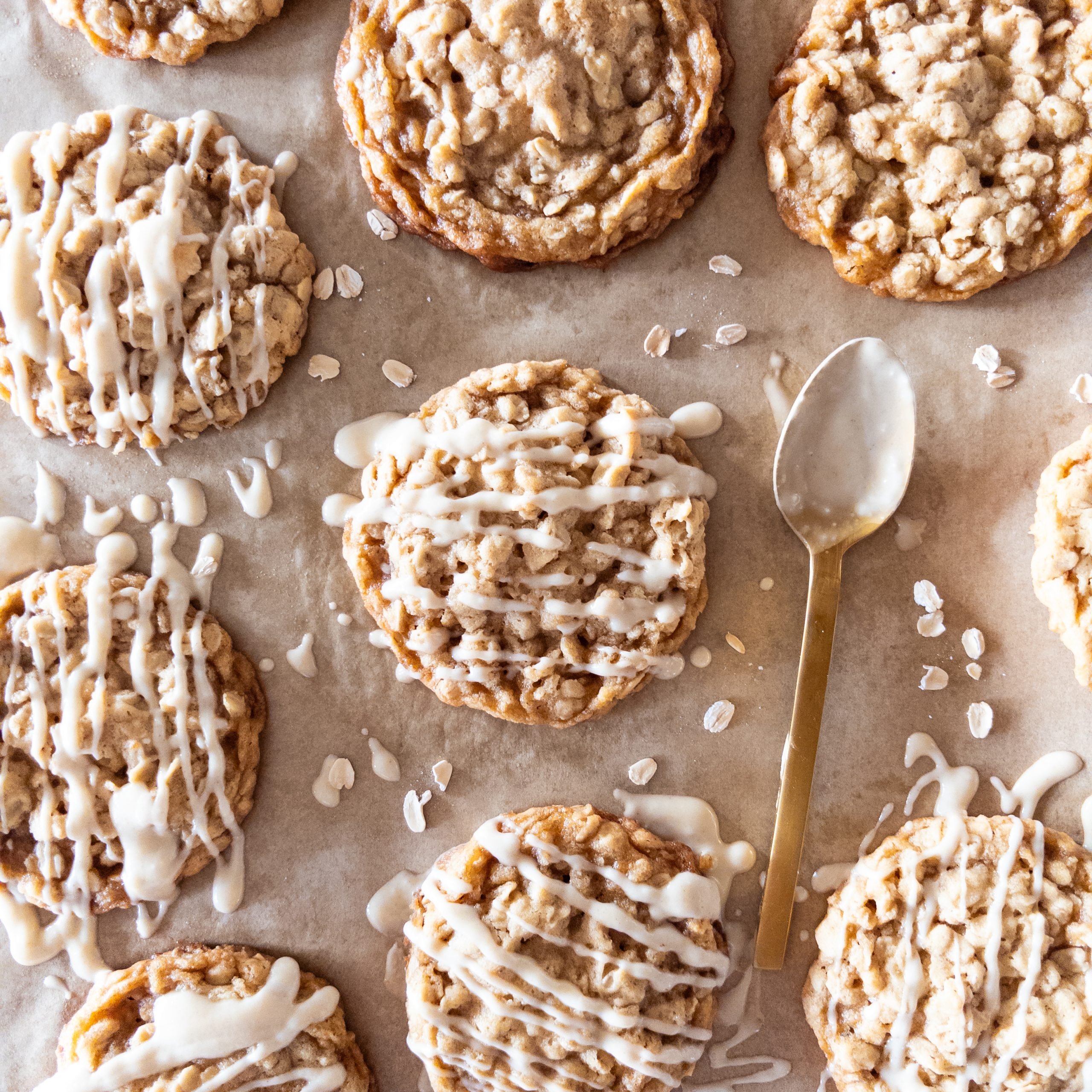 Brown Butter Oatmeal Cookies