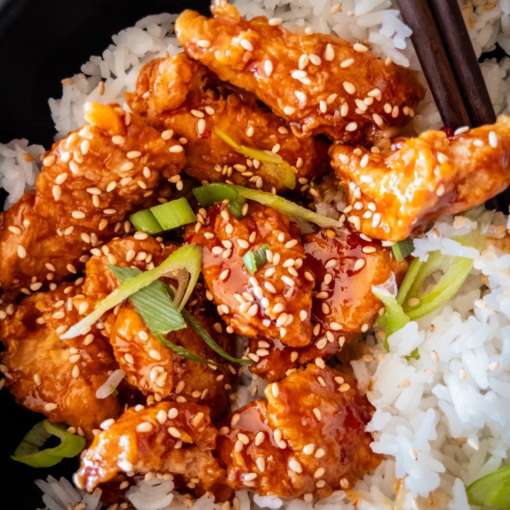 Chicken with Sesame Seeds