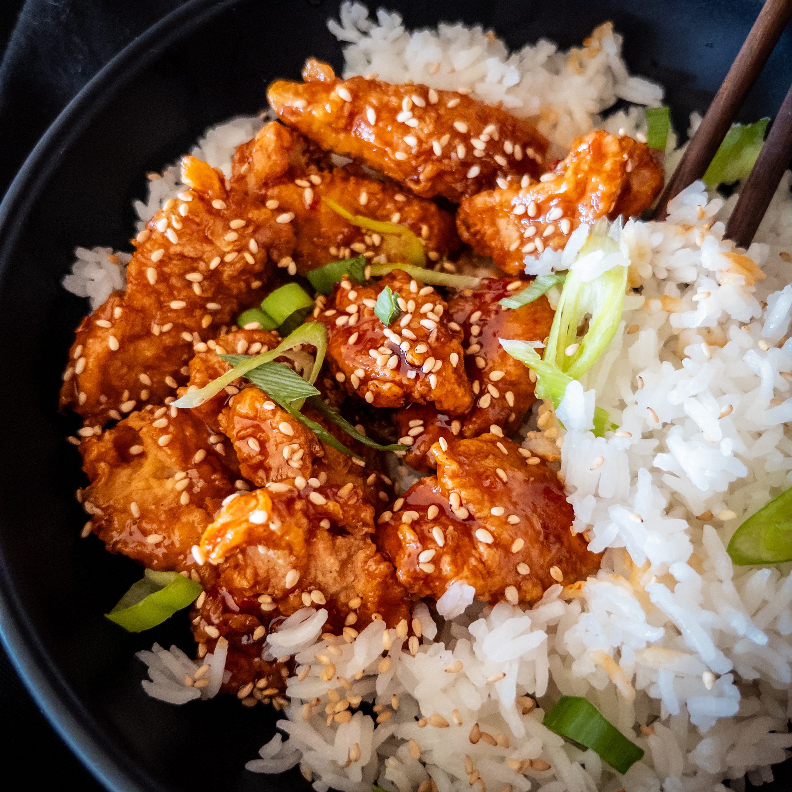 Chicken with Sesame Seeds