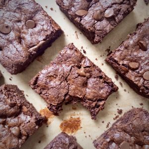 Chocolate Chocolate Chip Cookie Bars