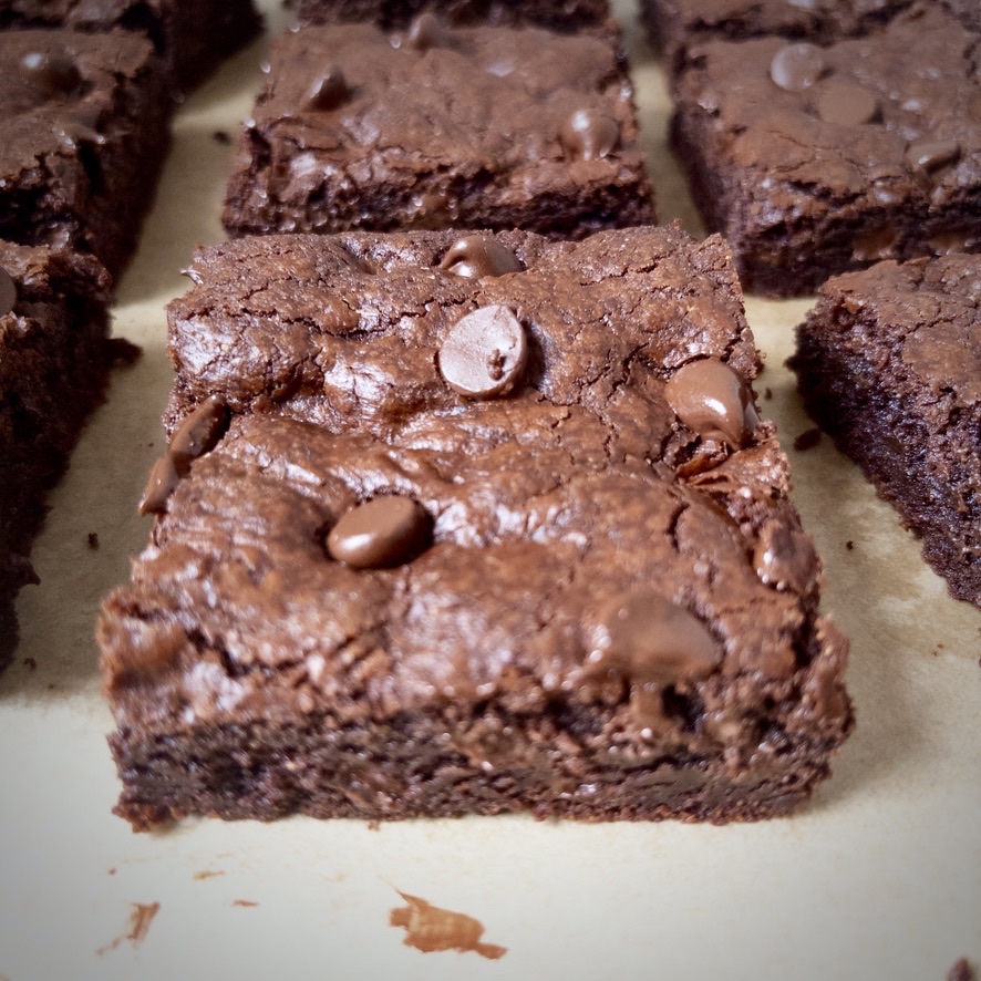 Chocolate Chocolate Chip Cookie Bars