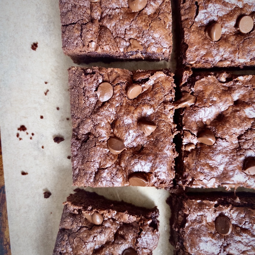 Chocolate Chocolate Chip Cookie Bars