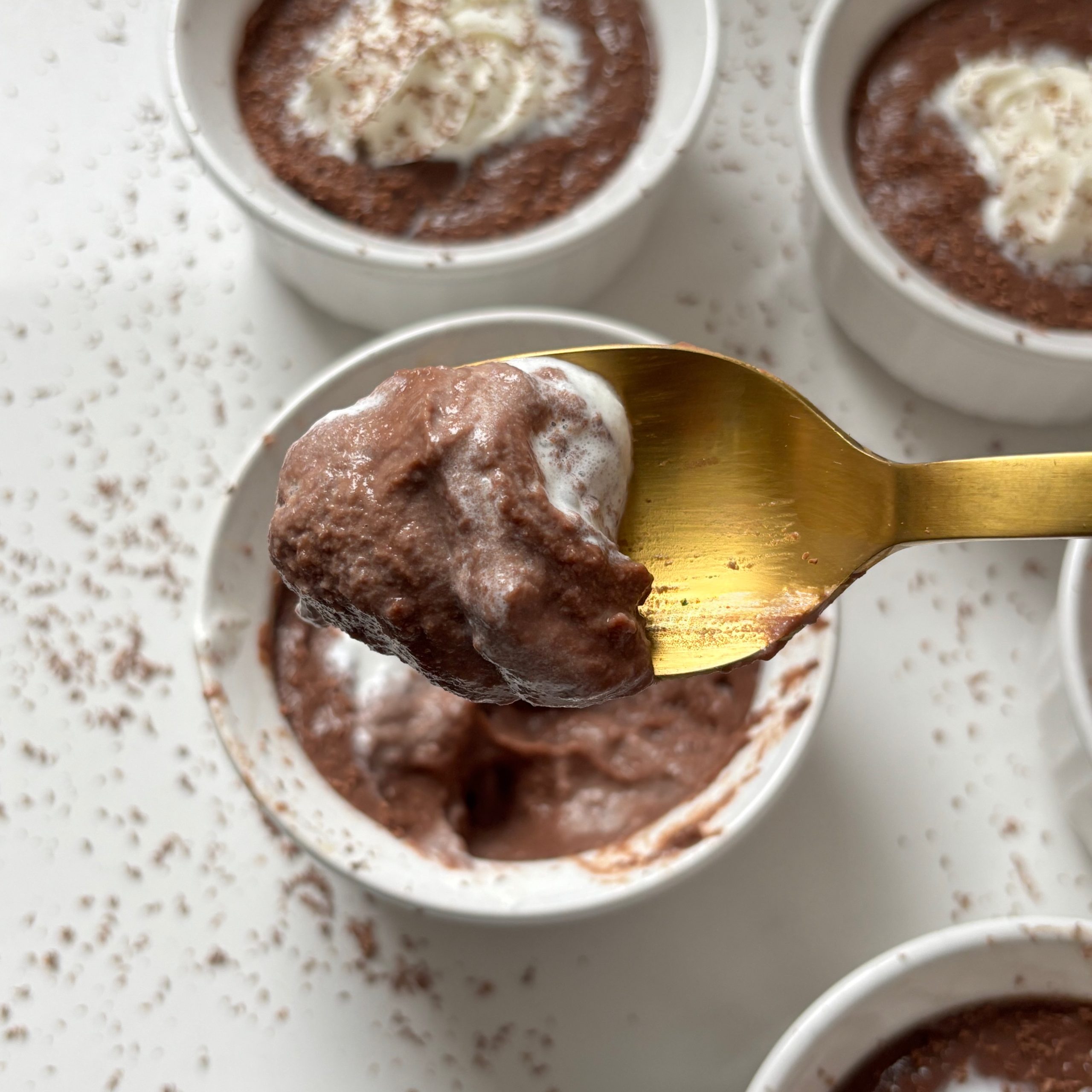 Cottage Cheese Chocolate Pudding Bite