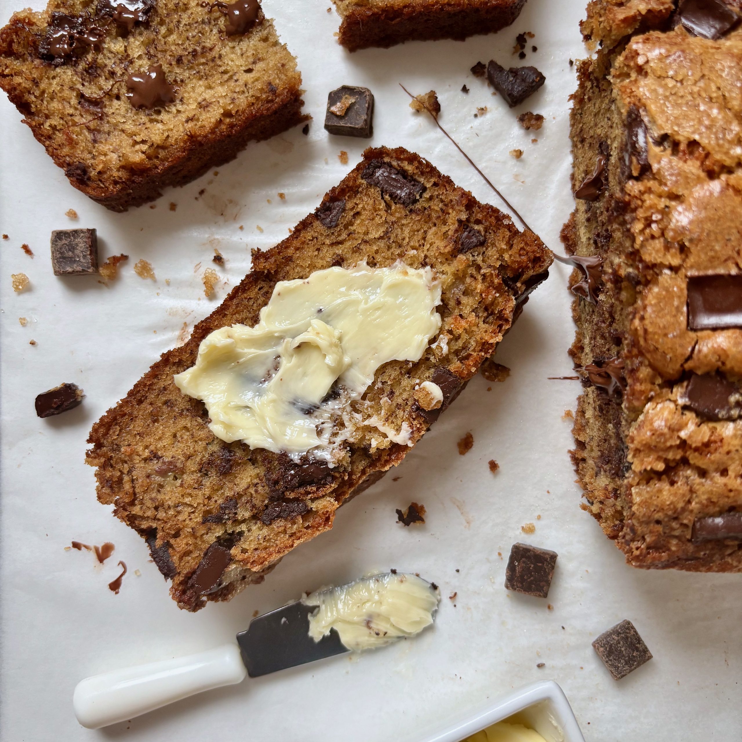 Chocolate Chunk Banana Bread