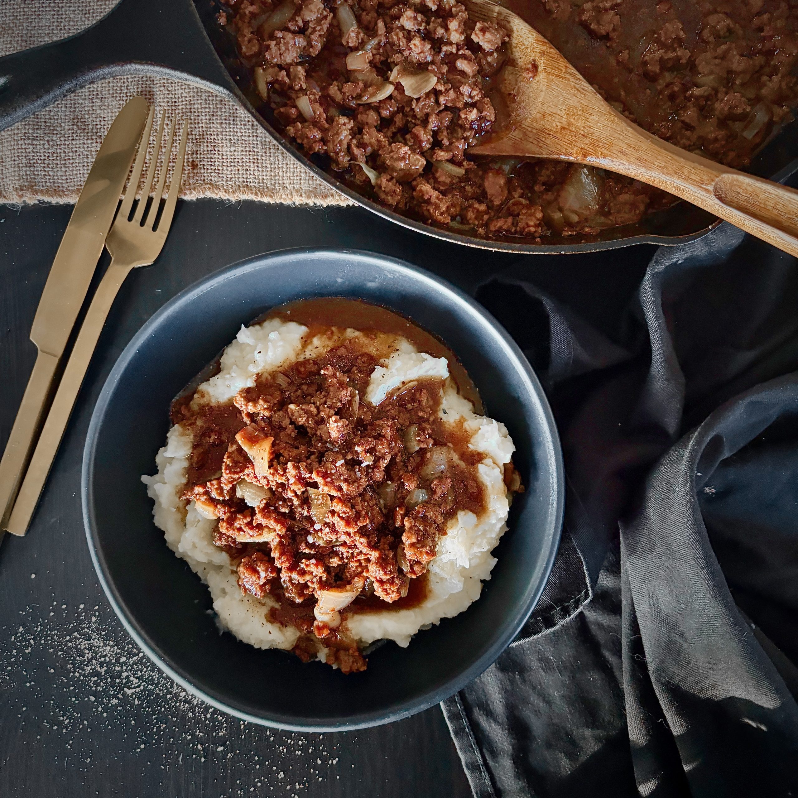 Ground Beef Mashed Potatoes