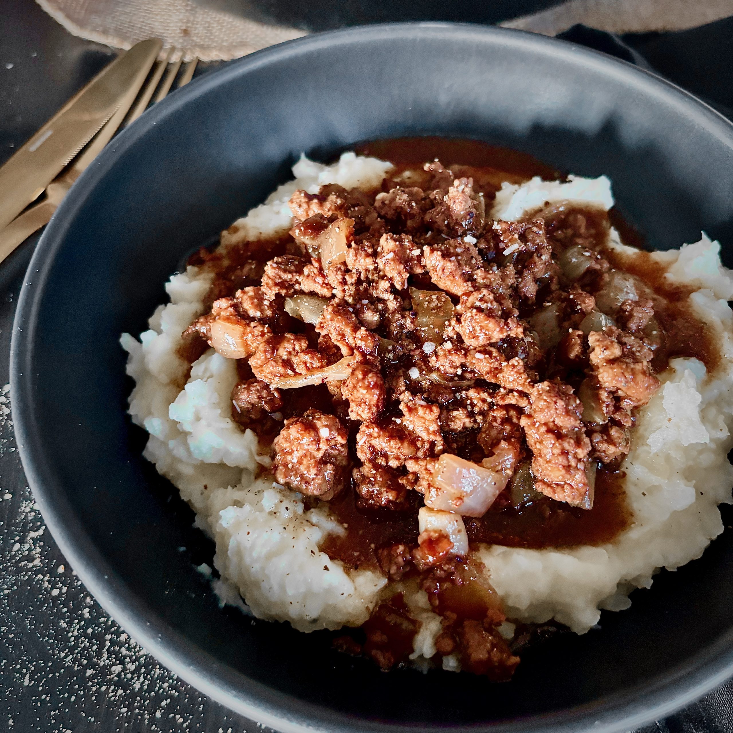 Ground Beef Mashed Potatoes