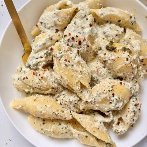 Pesto and Ricotta Pasta
