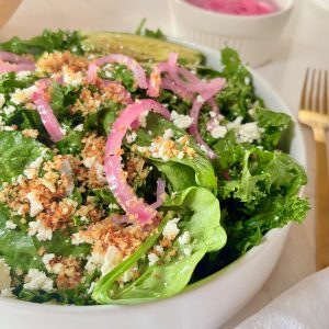 Kale and Spinach Salad