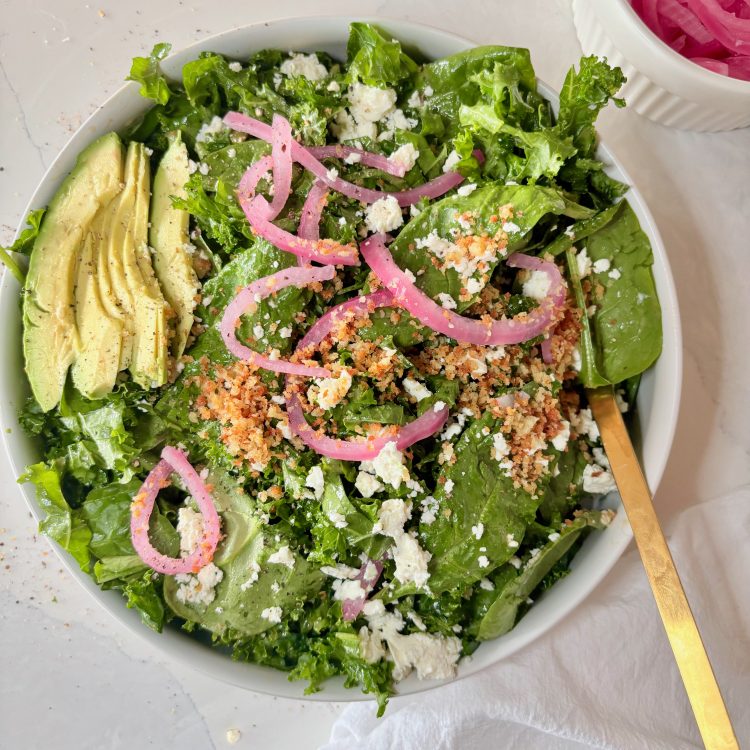 Kale and Spinach Salad