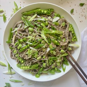 Cold Soba Noodles with Edamame