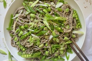 Cold Soba Noodles with Edamame