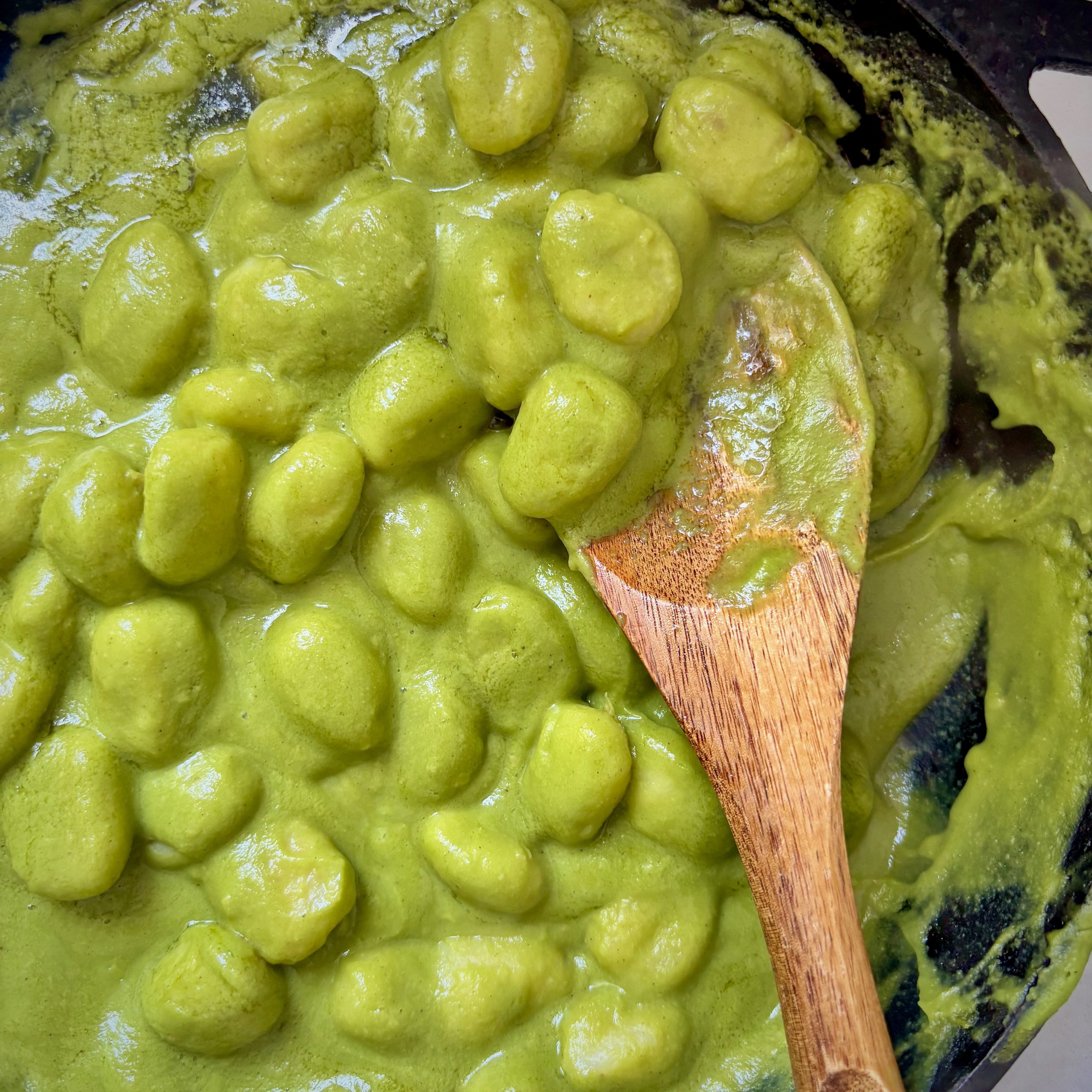 Gnocchi with Green Pea Sauce