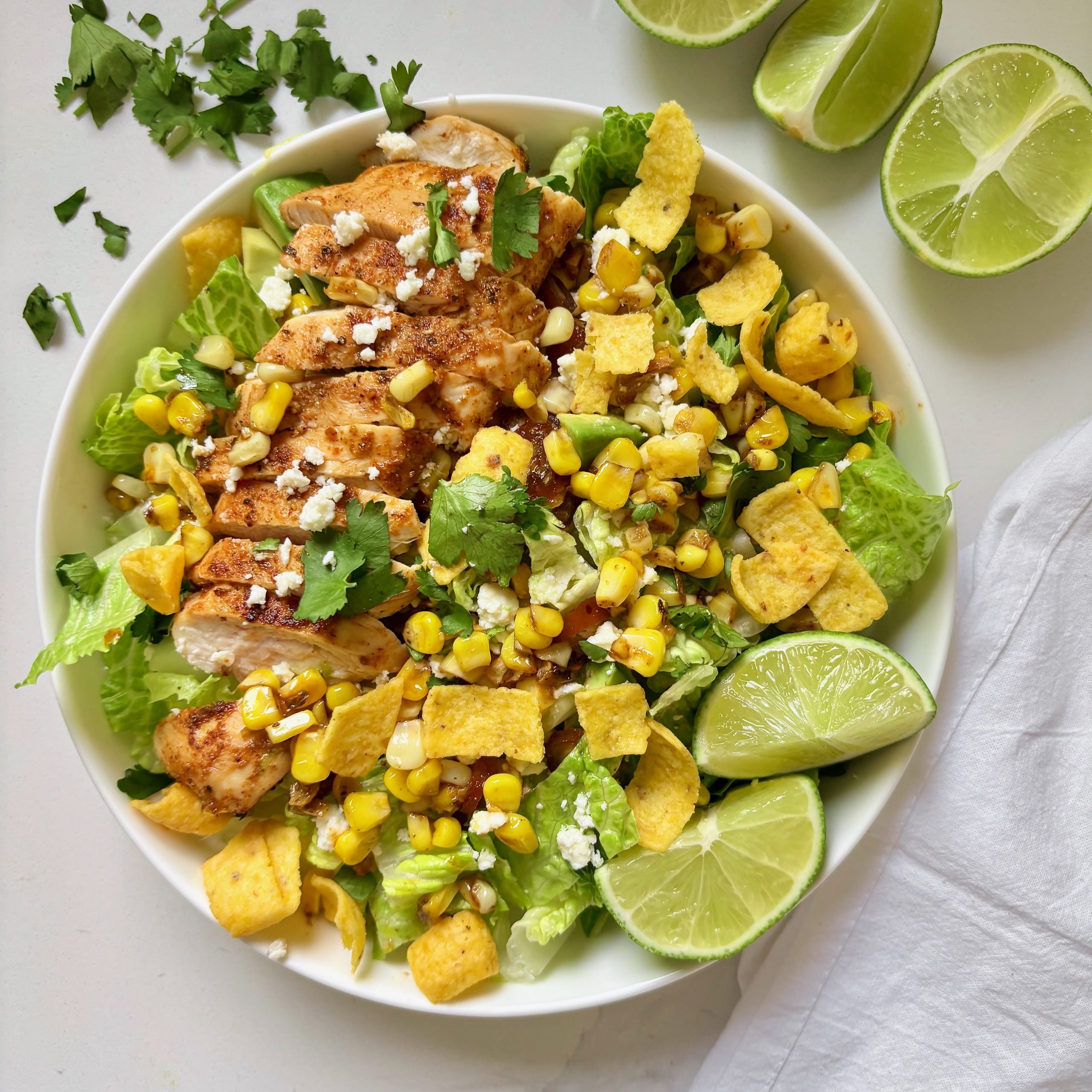 Buttery Corn and Chicken Salad