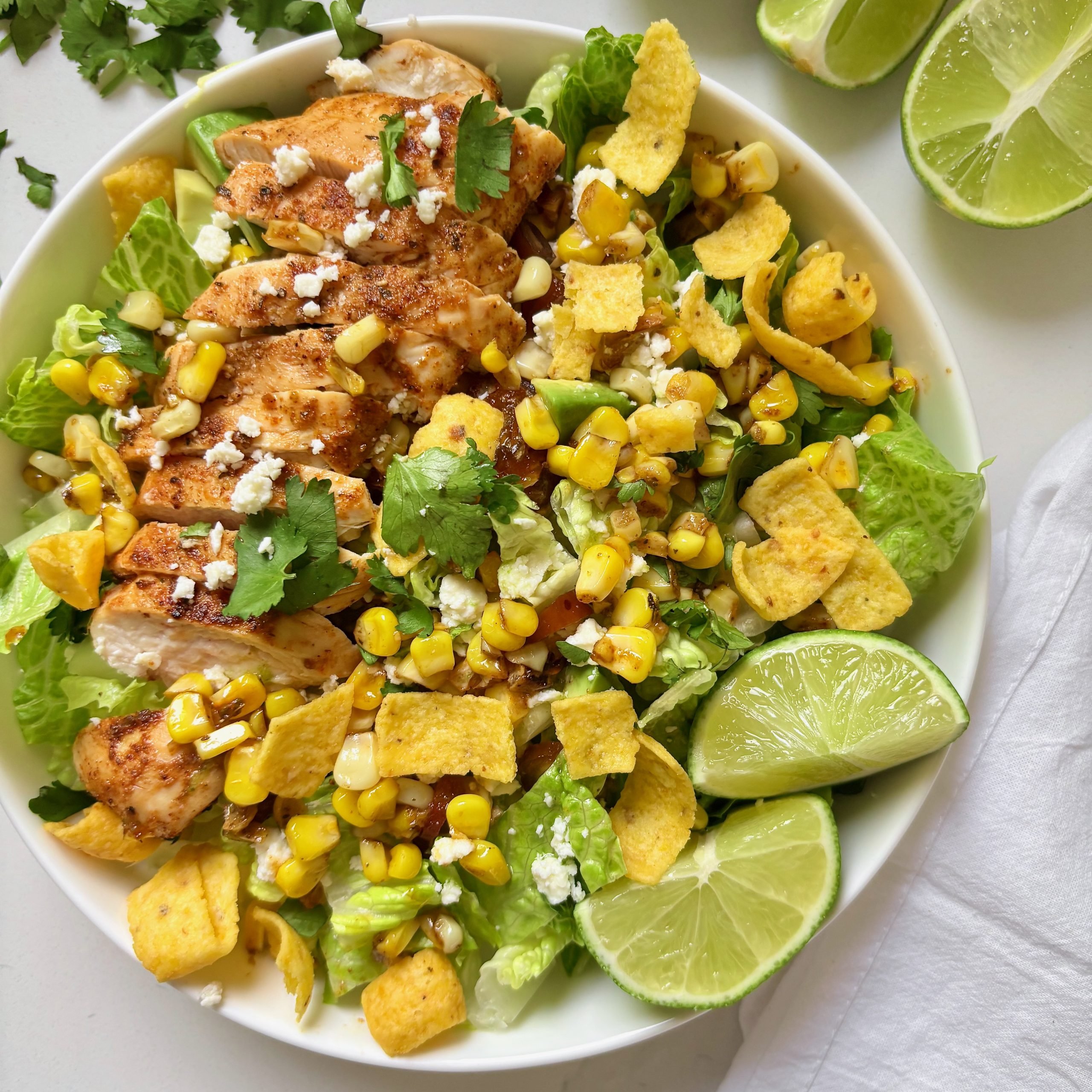 Crunchy Corn and Chicken Salad