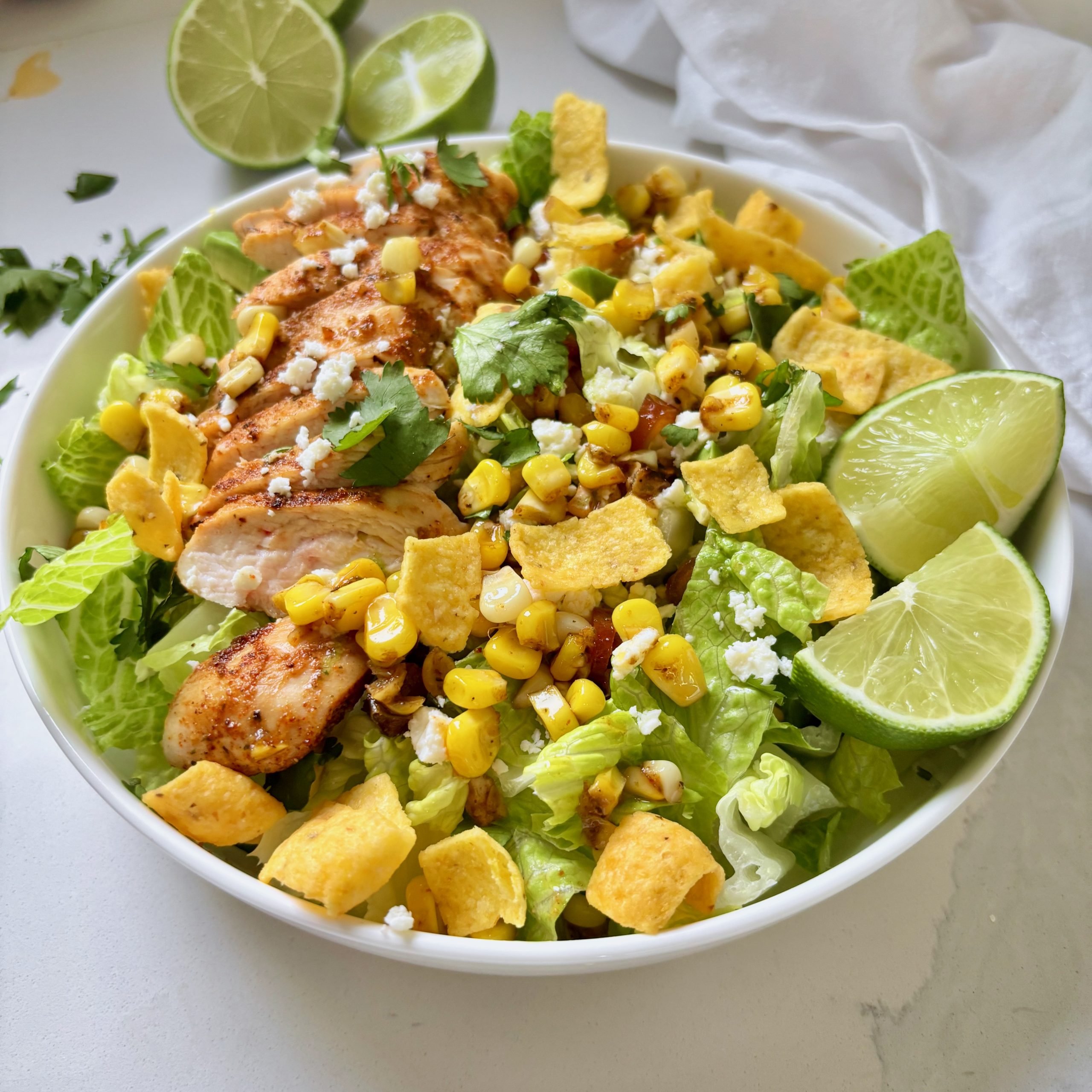 Crunchy Corn and Chicken Salad
