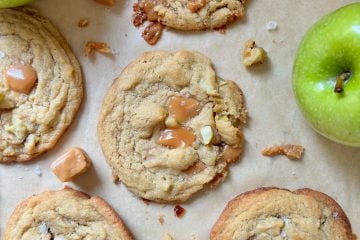 Salted Caramel Apple Cookies